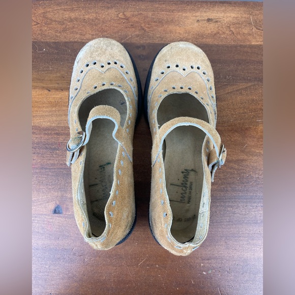 Mary Jane Brown Suede Heeled Shoes Women’s Size 8B Made Spain Spirit Of The 20s. - Picture 11 of 12